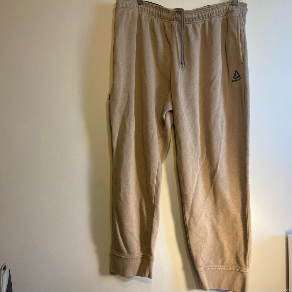 Reebok‎ Men’s Big Men’s Hybrid Fundermental Jogger 2XL Beige